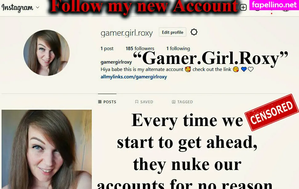 Gamergirlroxy Leaked Nude Picture #d6q9weRSta