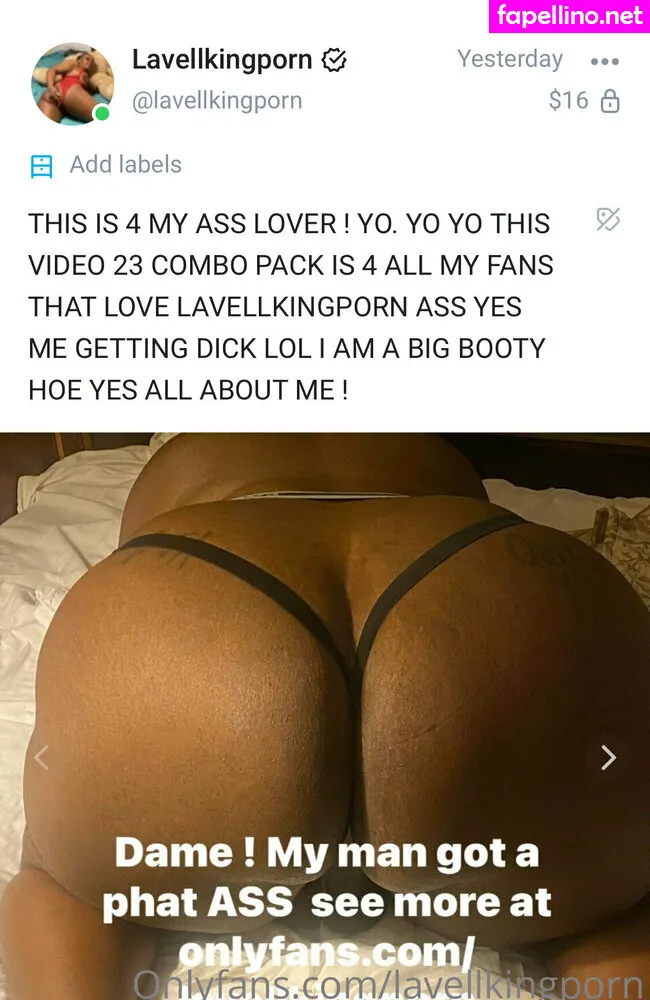 Lavellkingentertainment Leaked Nude Picture #8lqYhaRhDk