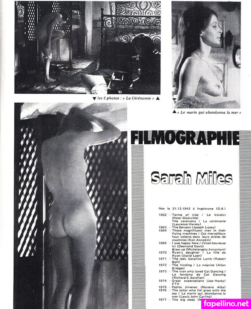 Sarah Miles Leaked Nude Picture #CUUOPISdc2